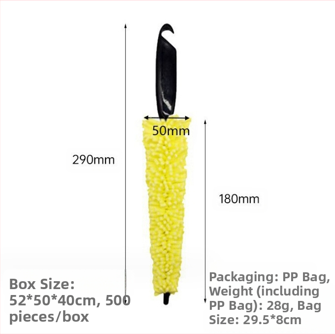 Speedmate автомобилна четка за почистване на гуми – многофункционална четка за почистване на гуми и джанти, пластмаса с гъба