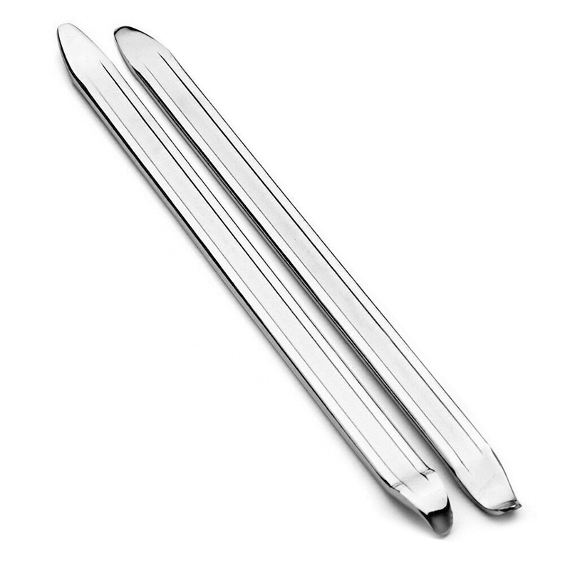 Λοστός αφαίρεσης ελαστικών για αυτοκίνητα, ηλεκτρικά οχήματα και μοτοσικλέτες — γαλβανισμένος, 146 g ανά τεμάχιο, σε ζεύγη, μάρκα QY