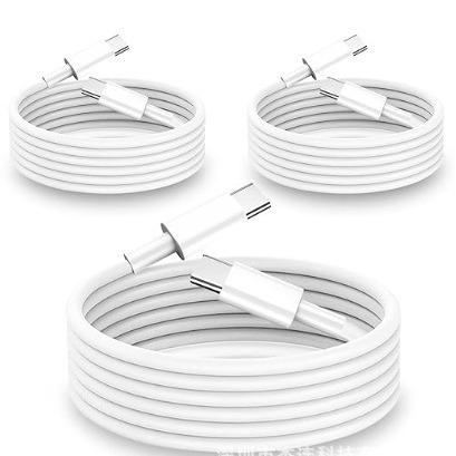 USB-C към USB-C кабел за бързо зареждане, плетена обвивка, 60W изход