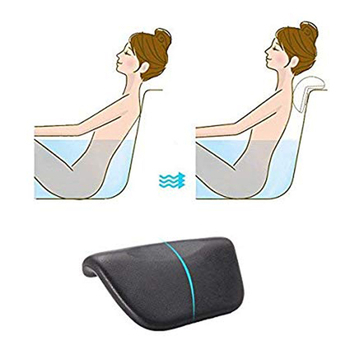 Kadu jastuk za kupanje, poliuretan, marka Concentric Bath Pillow, s usisnom čašom za pričvršćivanje na rub kade, podrijetlo Foshan, Guangdong