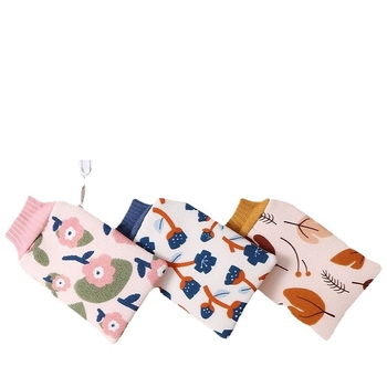 Διπλής όψης απολεπιστική γάντα-πετσέτα μπάνιου με τραχύτερη και λεπτότερη υφή, unisex, υλικό ρεϊόν, γενική χρήση, χωρίς παραμετροποίηση