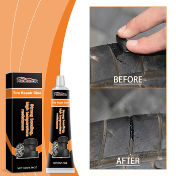 HOMONTH automobiļu riepu remontēšanas līme - ūdensizturīgs blīvēšanas līdzeklis plaisām - riepu kopšana