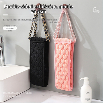 Διπλής όψεως καθαριστής πλάτης για μπάνιο – μακρύ λωρίδα απολέπισης, μάρκα Bath Water Flange, καθολική χρήση