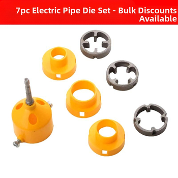 Пластмасов набор за резби на PPR водопроводни тръби, електрически модел, 7 части, за домакинство