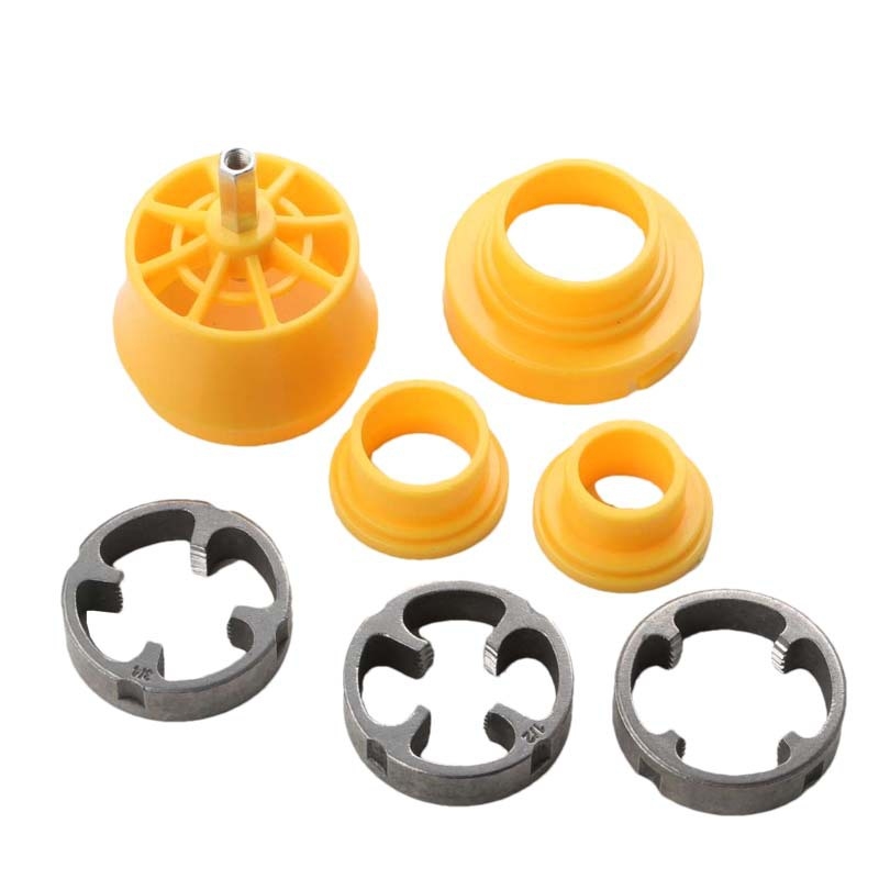 Пластмасов набор за резби на PPR водопроводни тръби, електрически модел, 7 части, за домакинство