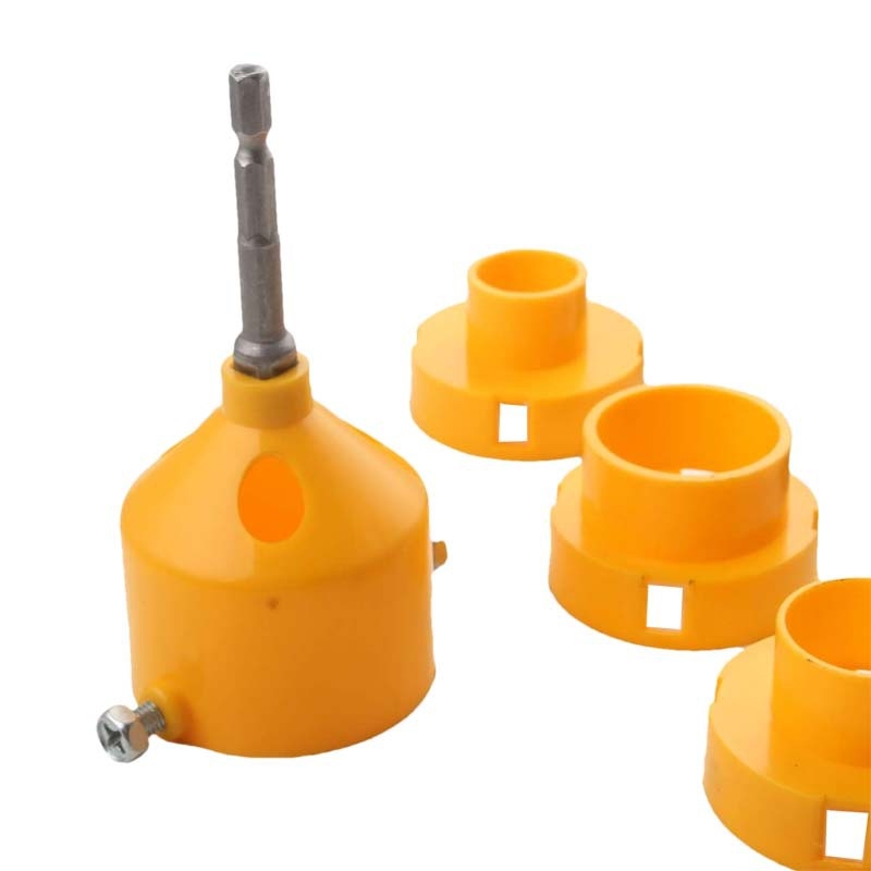 Пластмасов набор за резби на PPR водопроводни тръби, електрически модел, 7 части, за домакинство