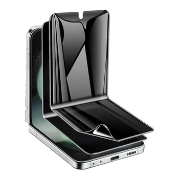 Privacy Guard хидрогел филм за предния екран на Samsung Galaxy Z Flip6, матов ефект, антишпионаж, анти отпечатъци, пълен екран