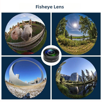 Insight Digital 10-in-1 objektyvų rinkinys išmaniesiems telefonams: fisheye, plataus kampo, makro, teleobjektyvas ir CPL filtras