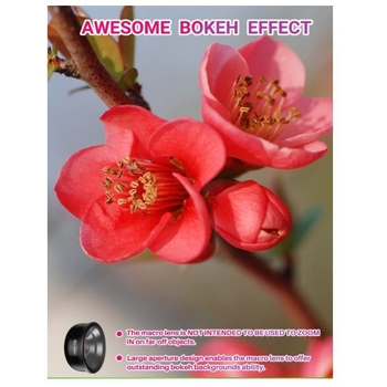 Mobiliojo telefono makro didinamoji lupa, modelis FLS-269; korpusas ABS; fotografavimas; palaiko mišrias užsakymus