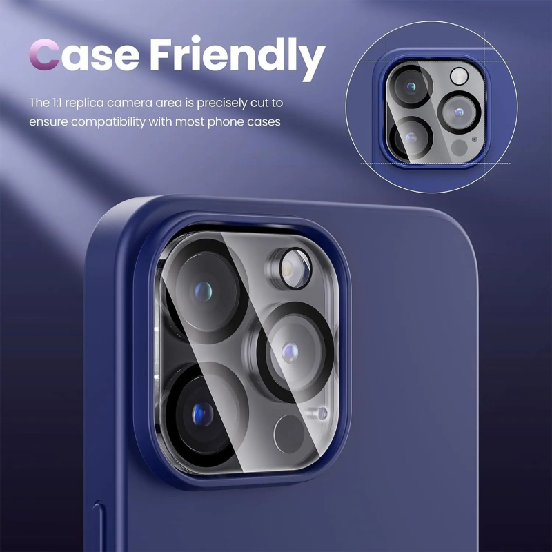 Apple iPhone 15 Pro Max un 14 Pro kameru lēcu aizsargfilmu komplekt; ietver 13 aizmugurējās kameras uzlīmi un pilnu aizsardzību 14; materiāls: plēve; stils: japāņu un korejiešu