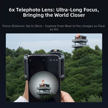 APEXEL TM6 išmaniojo telefono telefoto makro objektyvas, 6x didinimas, 2-in-1 telefoto makro, suderinamas su 99% išmaniųjų telefonų modelių (Apple, Oppo, OnePlus, Samsung, Huawei, Honor, Xiaomi); svoris 131 g.