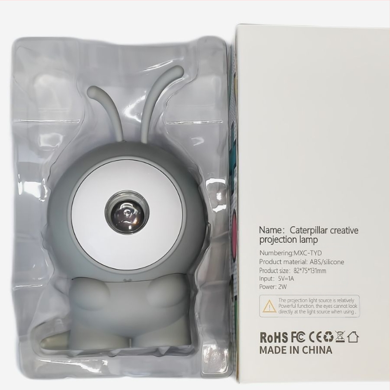 Детска проекционна лампа със звездно небе и галактика, батерийно захранване, нощна светлина без интелигентно управление