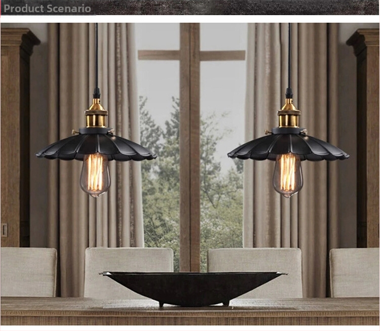 Ретро полилей от желязо - Incandescent лампа, регулируема височина, с един светлинен източник, 220V