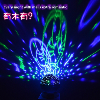 Νυχτερινό φως με περιστρεφόμενη προβολή αστεριών, τροφοδοσία USB, μοντέλο 1361