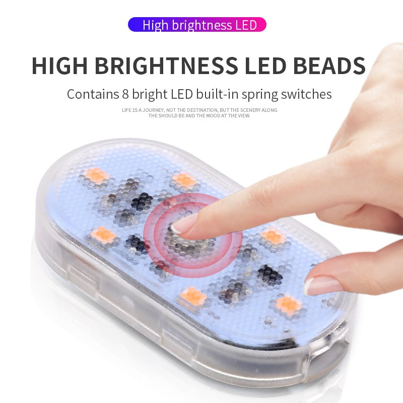 Automašīnas jumta LED iekšējais apgaismojums, 1.2W, ABS/PCB, universālais modelis
