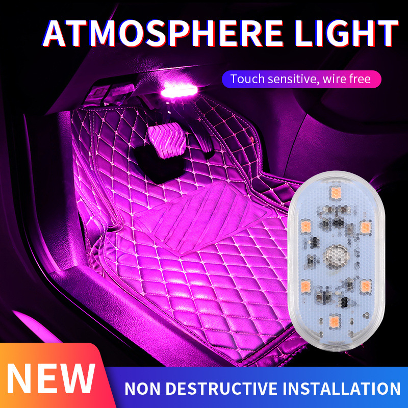 Автомобилни таванни LED светлини за вътрешно осветление, 1.2W, ABS/PCB, универсален модел