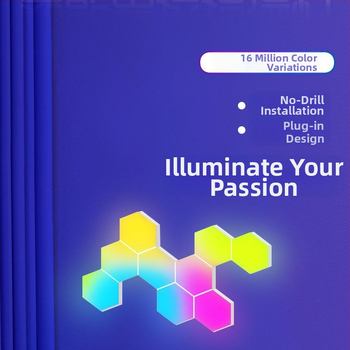 Φωτιστικό τοίχου με LED φως, RGB περιβαλλοντικό φωτισμό, PC σκίαστρο, ακρυλικό σώμα, USB 5V