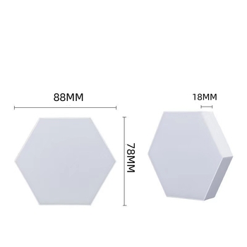 Φωτιστικό τοίχου με LED φως, RGB περιβαλλοντικό φωτισμό, PC σκίαστρο, ακρυλικό σώμα, USB 5V