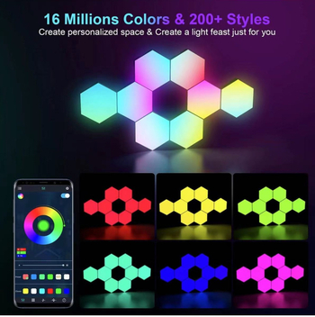 Φωτιστικό τοίχου με LED φως, RGB περιβαλλοντικό φωτισμό, PC σκίαστρο, ακρυλικό σώμα, USB 5V