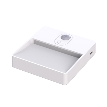 Νυχτερινό φως με αισθητήρα κίνησης, ενσωματωμένη μπαταρία, USB μαγνητικό LED, έξυπνος έλεγχος, γεωμετρικός σχεδιασμός 3D