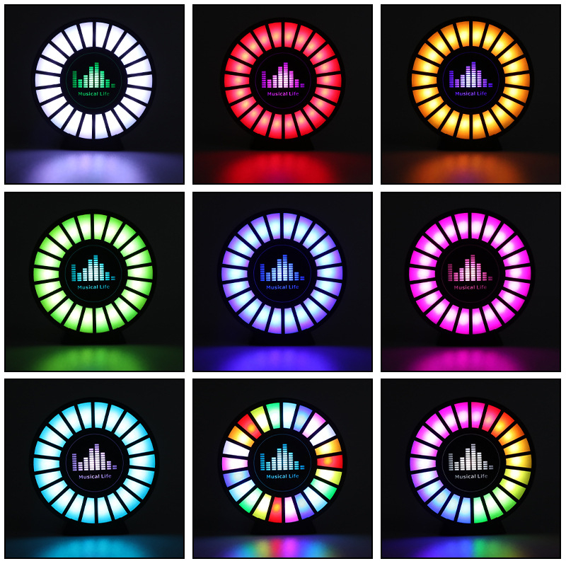 Автомобилна амбиентна подсветка с RGB, гласово управление, режим на музикален ритъм, вградена инсталация