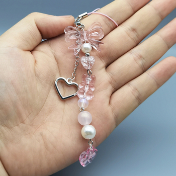 Висяща висулка за мобилен телефон, сърдцевидна форма, сплав, марка TLL, творчески стил.