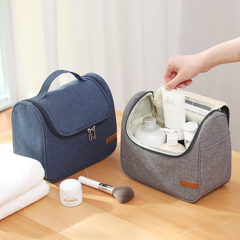 Τσάντα αποθήκευσης καλλυντικών για ταξίδι, υφασμάτινο 300D με ματ φινίρισμα, απλός μοντέρνος σχεδιασμός