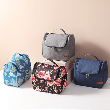 Τσάντα αποθήκευσης καλλυντικών για ταξίδι, υφασμάτινο 300D με ματ φινίρισμα, απλός μοντέρνος σχεδιασμός