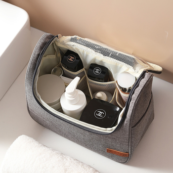 Τσάντα αποθήκευσης καλλυντικών για ταξίδι, υφασμάτινο 300D με ματ φινίρισμα, απλός μοντέρνος σχεδιασμός