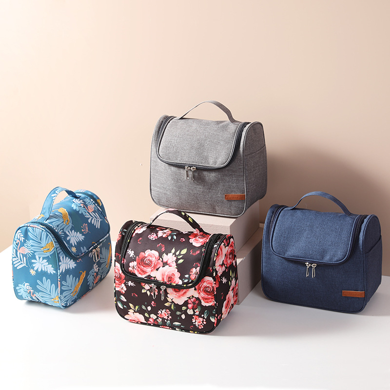 Τσάντα αποθήκευσης καλλυντικών για ταξίδι, υφασμάτινο 300D με ματ φινίρισμα, απλός μοντέρνος σχεδιασμός