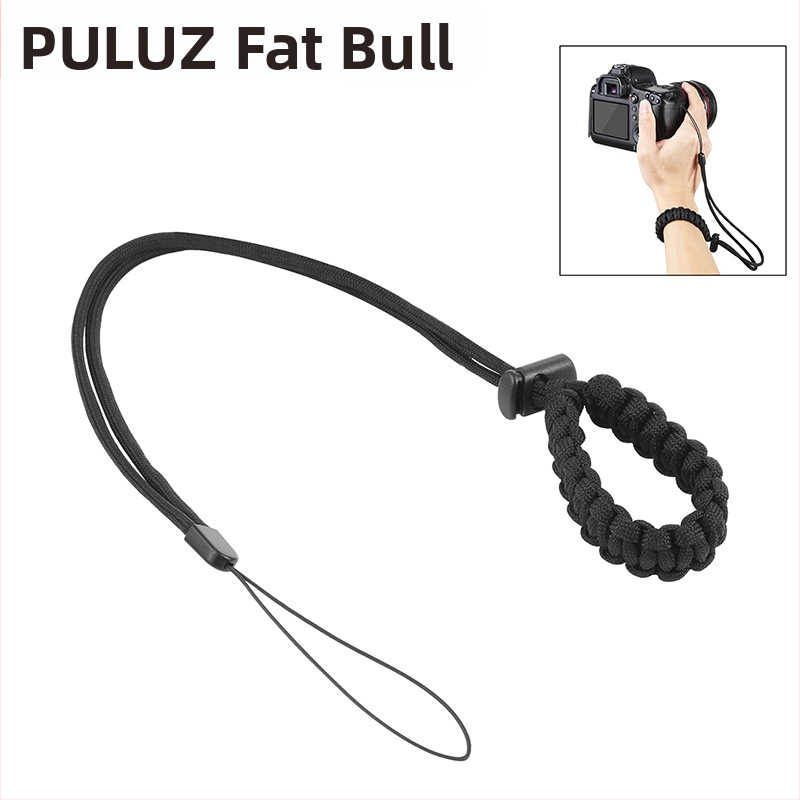 PULUZ PU569B υφαντή λουρί καρπού για κάμερα και κινητό, πολυεστέρας, καθολική χρήση, βάρος 0,034 kg