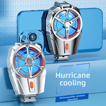 X52 USB mobiliojo telefono aušintuvas — nešiojamas nugaros klipsas, ABS korpusas, sver 82 g, modelis X52