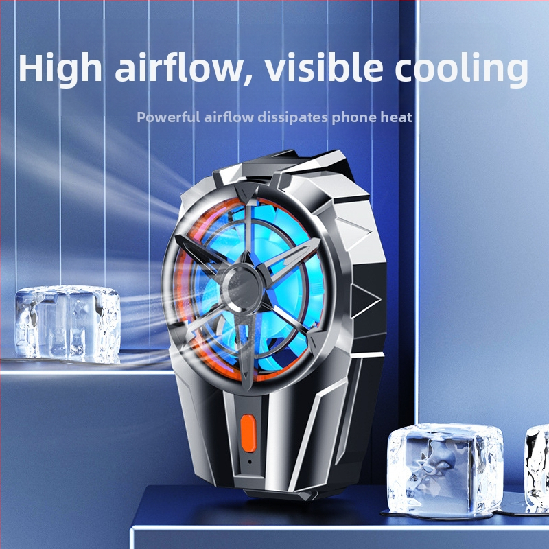 X52 USB охладител за мобилен телефон — преносим клип за гръб, ABS корпус, тегло 82 g, модел X52