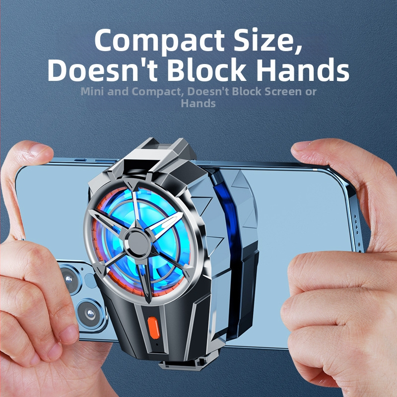 X52 USB охладител за мобилен телефон — преносим клип за гръб, ABS корпус, тегло 82 g, модел X52