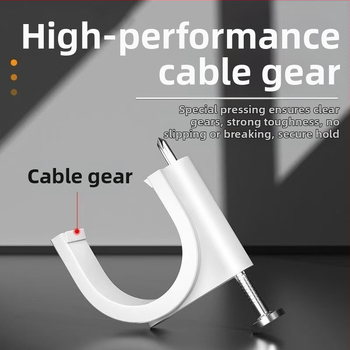 LTS нейлонови кабелни фиксатори и клипове за кабели – вътрешно използване, кръгли и квадратни форми