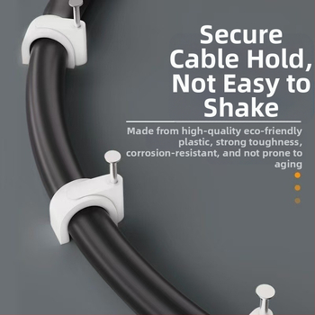 LTS нейлонови кабелни фиксатори и клипове за кабели – вътрешно използване, кръгли и квадратни форми