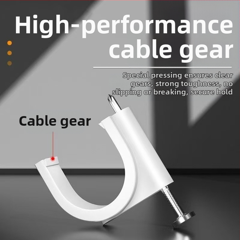 LTS нейлонови кабелни фиксатори и клипове за кабели – вътрешно използване, кръгли и квадратни форми