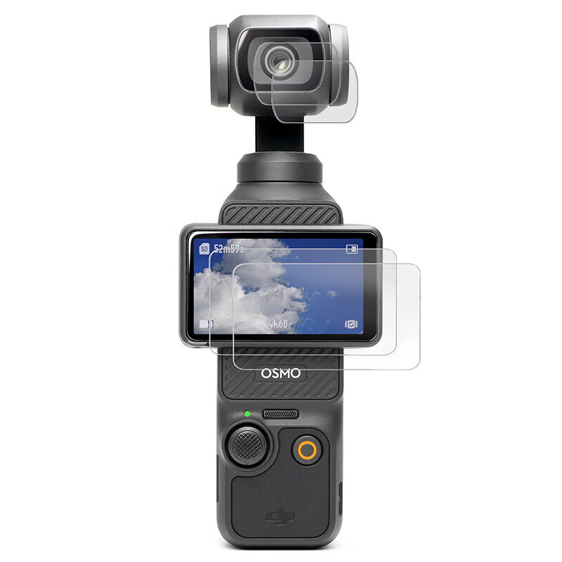 DJI Osmo Pocket 3 lēcas AR plēve – skrāpējumu aizsardzība ekrānam, antiatstarojošs PET plēve