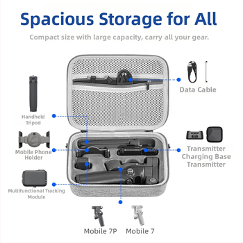 STARTRC Θήκη αποθήκευσης για DJI OM7/OM7 Pro, νάιλον, χωρίς λογότυπο