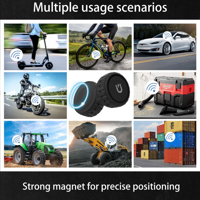 Kusk AT PC σκληρός θήκη προστασίας για Apple Airtag, χύτευση με έγχυση, μοντέλο AT, σειρά AT