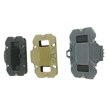 Държач за мобилен телефон със MOLLE монтаж, сгъваем дизайн, универсална гърдна тактическа жилетка, ABS материал, 3C сертифициран