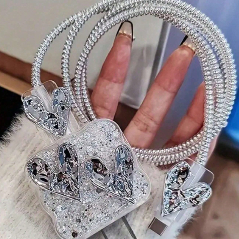 TPU védőfedél Apple 18W/20W töltőhöz és adatkábelhez, törésálló védelem