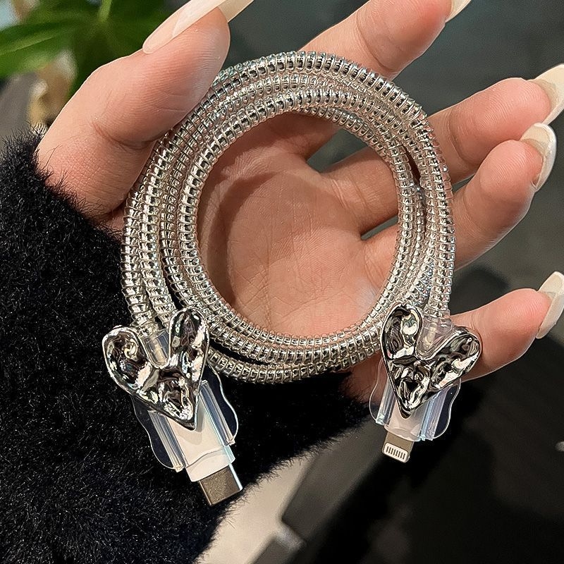 TPU védőfedél Apple 18W/20W töltőhöz és adatkábelhez, törésálló védelem