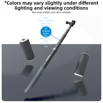 Selfie μπαστούνι από ανθρακονήματα 3 μ., τρίποδο/κλίση, μοντέλο GP-MNP-002, ικανότητα φόρτωσης 2–5 kg