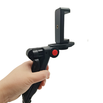 Настолна стойка за телефон — за мобилно стриймване и селфи (пластмасова, универсална)