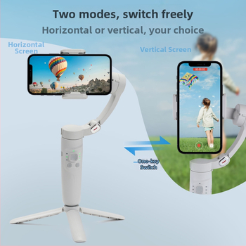 XYXD F5 trīsass stabilizators telefonam ar Bluetooth, alumīnija sakausējums, tālvadības pults