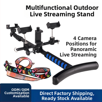 Kalio мобилен държач за стрийминг на живо по време на ходене — пластмасов коланен триножник със система за стабилизация