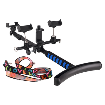 Kalio мобилен държач за стрийминг на живо по време на ходене — пластмасов коланен триножник със система за стабилизация