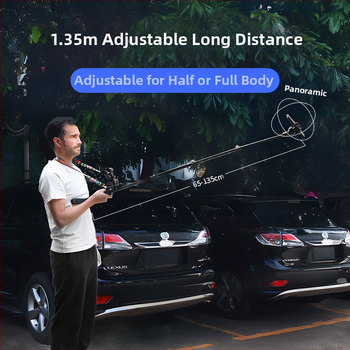 Kalio мобилен държач за стрийминг на живо по време на ходене — пластмасов коланен триножник със система за стабилизация