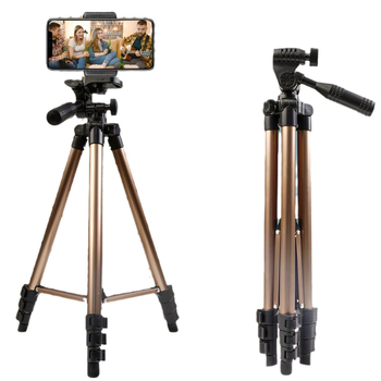 ZoMei τρίποδο από αλουμινένιο κράμα για κινητό, ρυθμιζόμενο, 4 τμήματα, φορτίο 2-5 kg, πλατφόρμα γρήγορης απελευθέρωσης, κλιπ για κινητό ή tablet